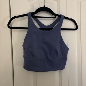 Lululemon wunder train long line sports bra in water drop